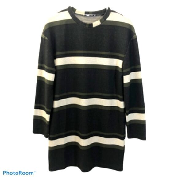 Zara Trafaluc Striped Knit Sheath Dress. Size S. - Picture 1 of 4